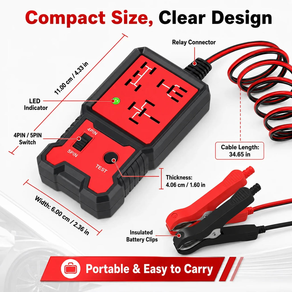 12V Automotive Relay Tester