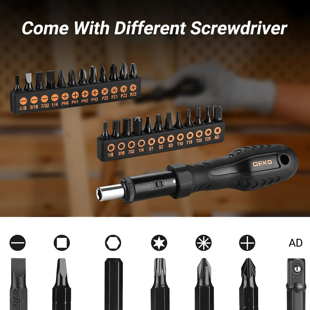 DEKO 178-Piece Mechanic Tool Kit
