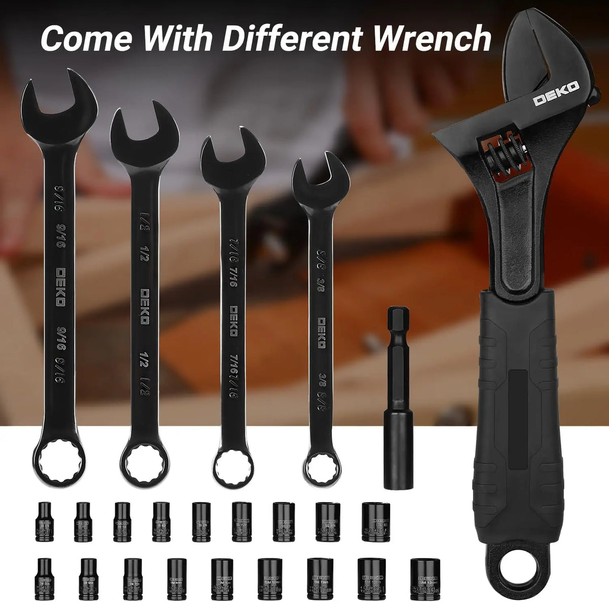 DEKO 178-Piece Mechanic Tool Kit